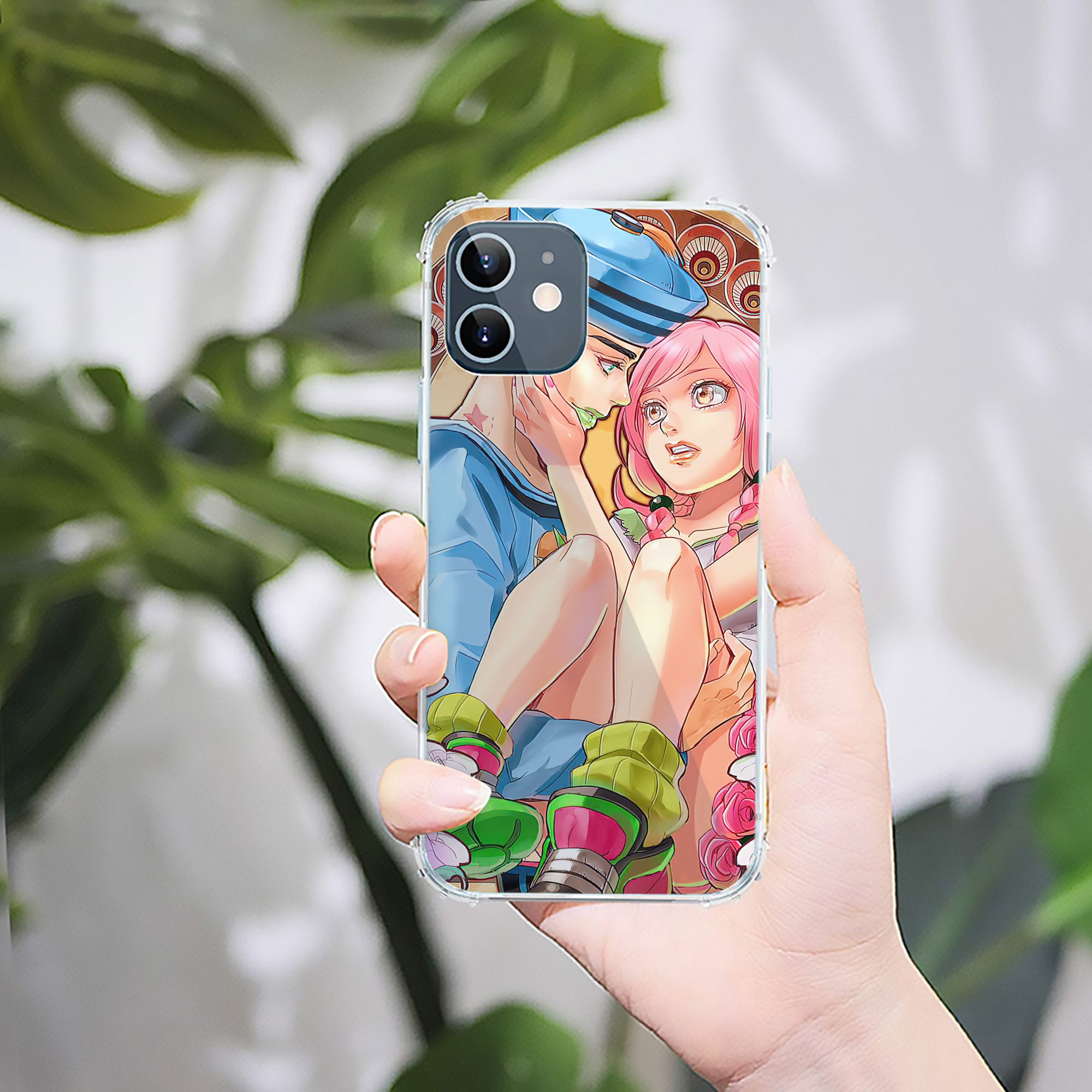 （画像用） ジョジョの奇妙な冒険 JoJo's Bizarre Adventure 【iPhone 12シリーズ対応】透明スマホケース（クリアソフトケース）